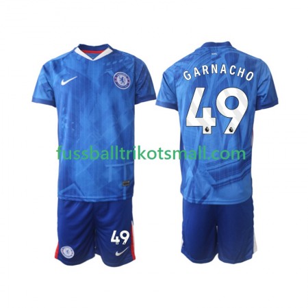 Fußballtrikots Chelsea Alejandro Garnacho 49 Kinder 2025-2026 Kurzarm Heimtrikotsatz kaufen